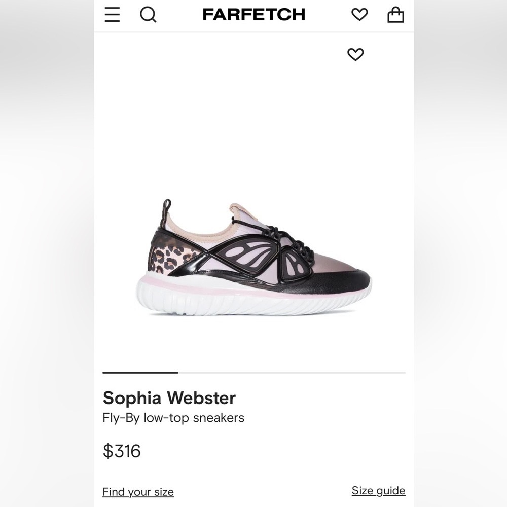 Sophia Webster
Fly-By low-top sneakers